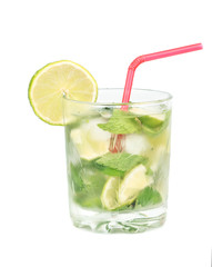 Fresh mojito in glass