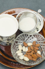 homemade almond milk