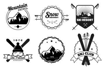 Ski Resort Emblems