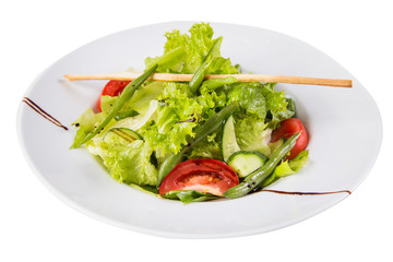 green vegetarian salad