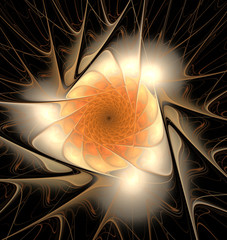 Abstract fractal shape