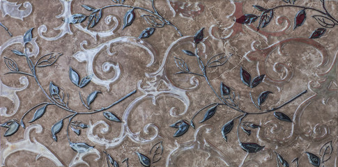 tile with abstract pattern