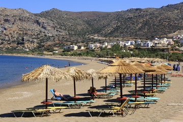 General view of Pachia Ammos Beach, Paleochora
