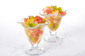 Fresh fruit salad.