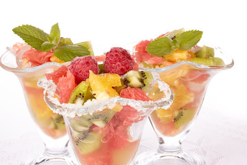 Fresh fruit salad.