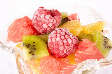 Fresh fruit salad.