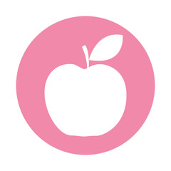 apple fruit isolated icon