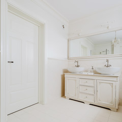 Bathroom in retro style