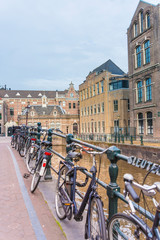 Fototapeta premium Bicycle in Amsterdam, Netherlands.