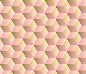 Abstract geometric background with cubes