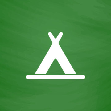 wigwam flat icon
