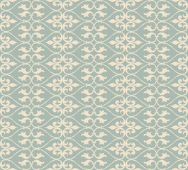 Antique seamless background 550 vintage spiral curve cross heart line