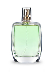 Perfume bottle isolated on white background