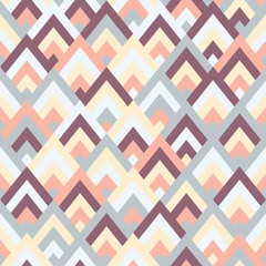 Seamless vector geometric rhombus color pattern background