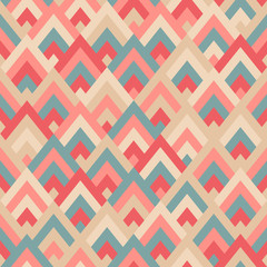 Seamless vector geometric rhombus color pattern background