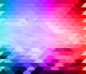 Fototapeta premium Vector geometric shapes. Colorful mosaic background.