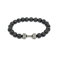 Fashion male bracelet isolated on white