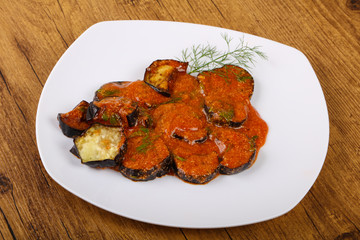 Grilled eggplant