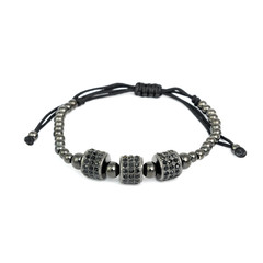 Fashion male bracelet isolated on white