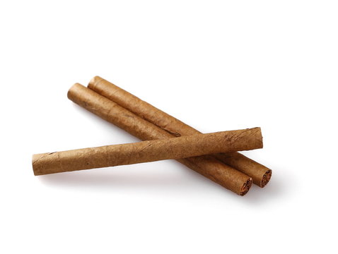 Cigarillo isolated over white background