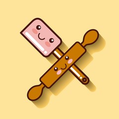 rolling pin icon design