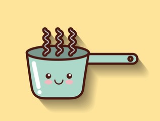cooking pot icon design