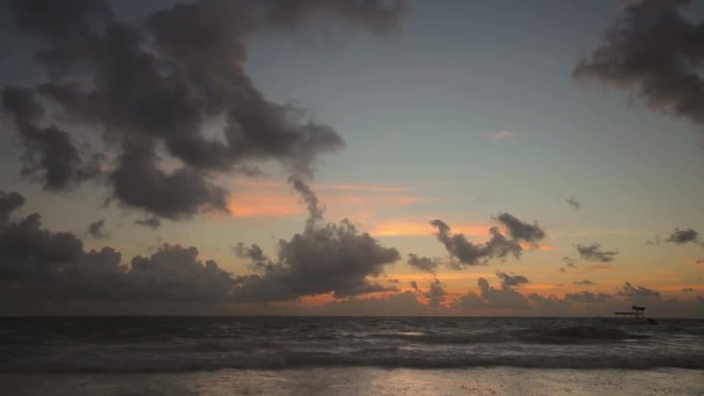 Caribbean Sea Sunrise timelapse
