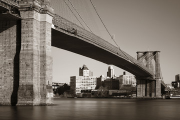 Brooklyn bridge at waterfront
