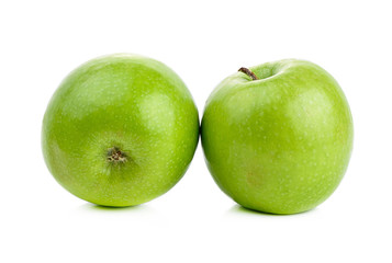 Green apple, isolated on white background