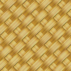 Seamless diagonal wicker basket / rattan texture.