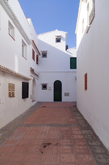 Fototapeta na wymiar The Menorcan village of S'algar on the southern tip of the island