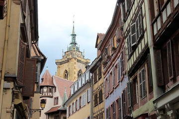 Romantische Gasse in Colmar