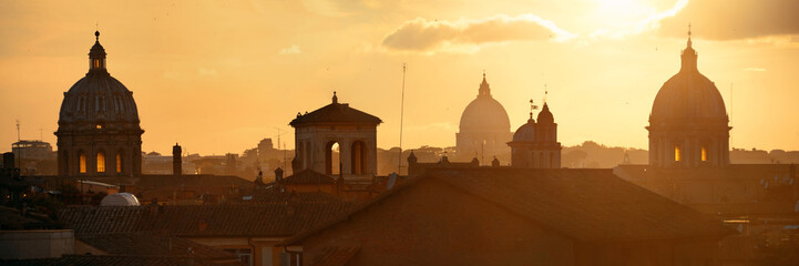 Plakat Rome mountain top view sunrise
