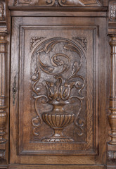 Part of old fashioned sideboard.