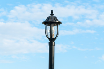 Fototapeta na wymiar Single Street Lamp lantern