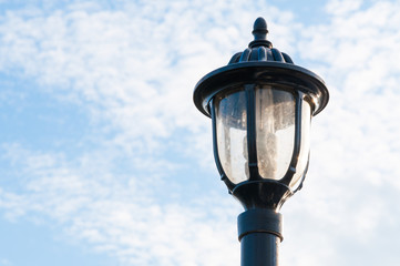 Fototapeta na wymiar Single Street Lamp lantern