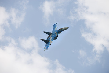 Military jet fighter