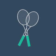 Tennis racket illustration