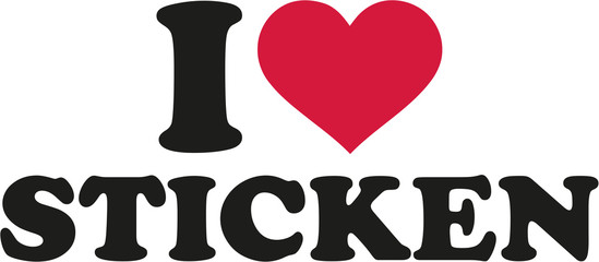 I love embroidery german