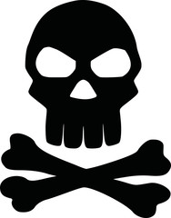 Skull with crossed bones