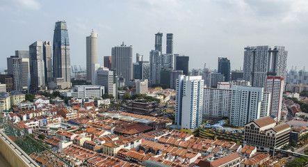 cityscape of singapore in the daytime