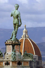 Fototapeta na wymiar Toscana,Firenze,il duomo,cattedrale Santa Maria del Fiore.