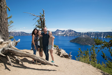 Family vacation at Crater Lake, Oregon
