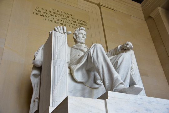 Statua di Abraham Lincoln, Lincoln Memorial in Washington DC