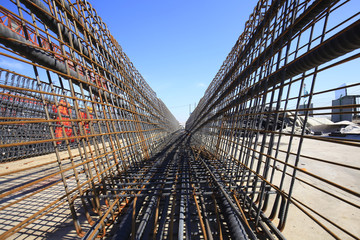grid of reinforcement