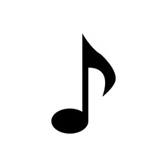 Music note vector icon