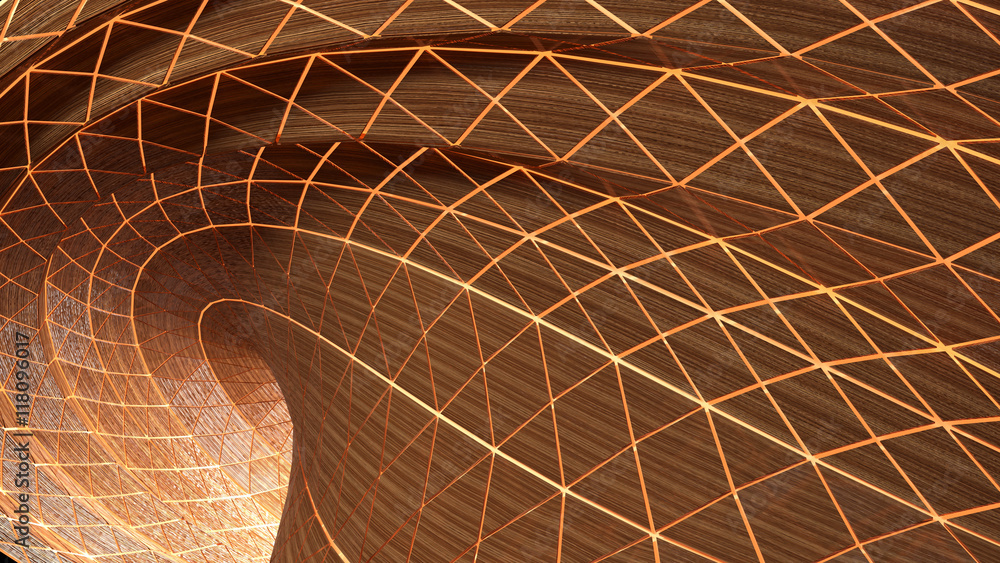 Poster Abstract curve of tunnel