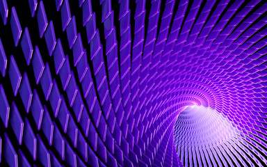 Abstract curve of tunnel