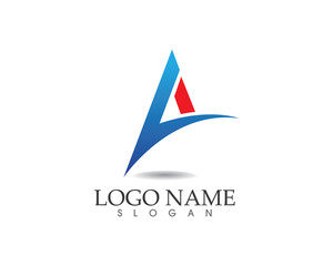 Fototapeta A letter logo obraz