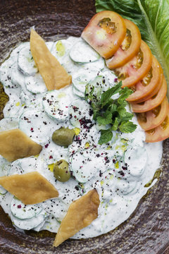 laban yoghurt cucumber middle eastern lebanese dip snack food